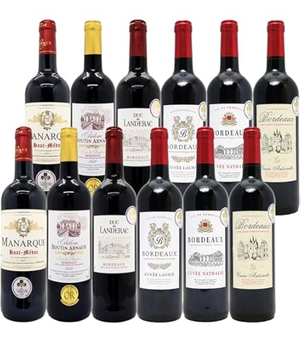 Amazon.co.jp: メダル総数14金 すべて金賞ボルドー＆南仏 特選12本